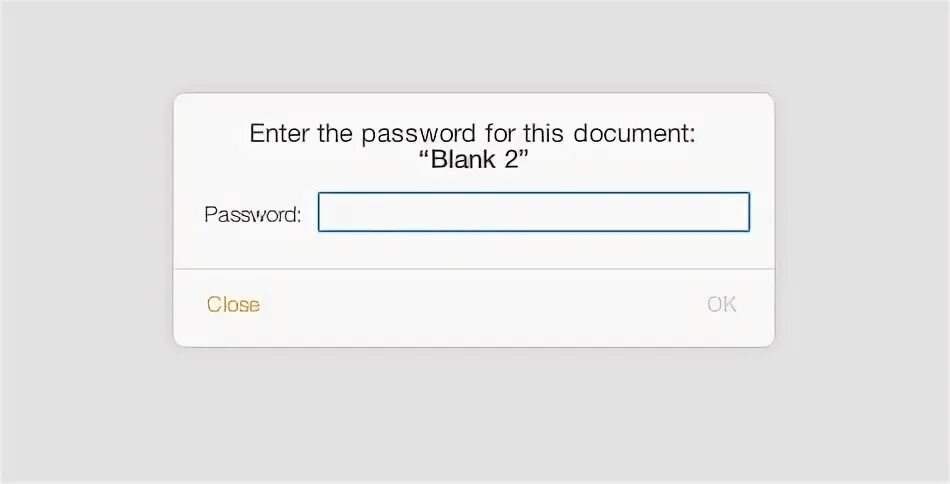 That password