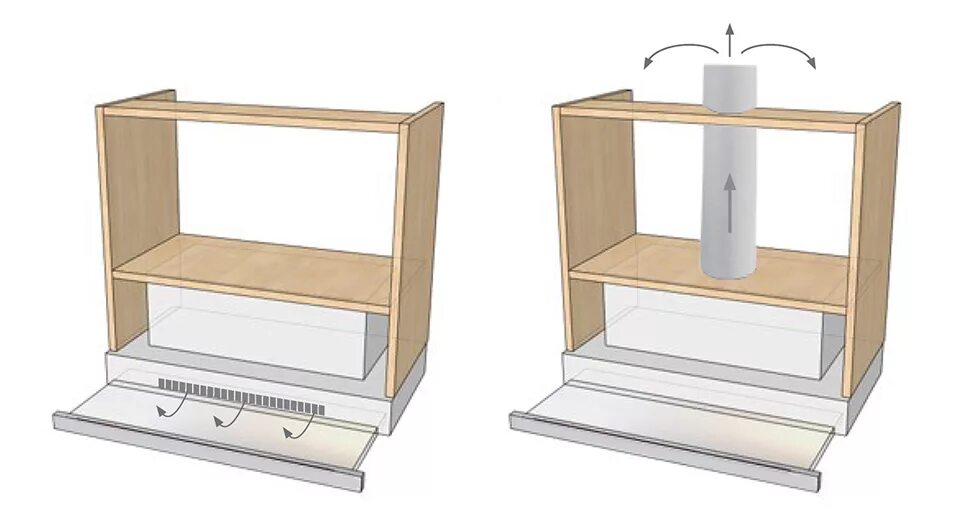 Как установить вытяжку в шкаф. Шкаф под встроенную вытяжку 90кертинг. Модуль для рециркуляции кухонной вытяжки для кухни. Модуль под встраиваемую вытяжку на 600 Размеры. Вытяжка ВСТРОЙКА мини 1200щштирина.
