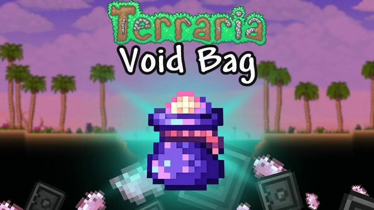 Террария мешок боссов. Мешок террария. void bag. the void terraria. пустотная сумка террария.
