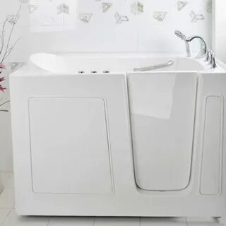 Ванная с дверцей для пожилых
