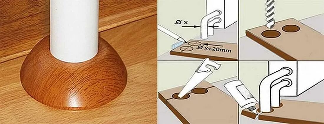 Отверстие в плитке под трубу. Вырез в столешнице под газовую трубу. Отверстие в плитке под трубу. Ламинат под трубы отопления. Выпиливать под трубы.