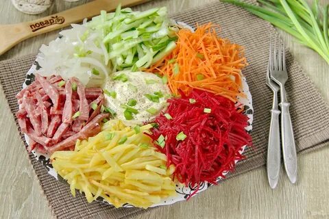 Французский салат из овощей