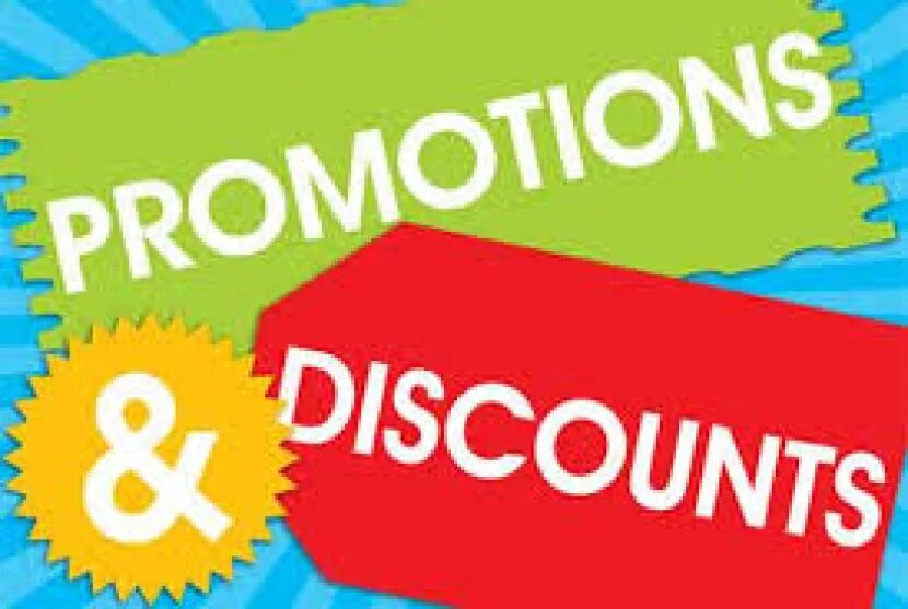 Promotion tools. Descuentos. промоушен. promotions надпись. descuento 50.
