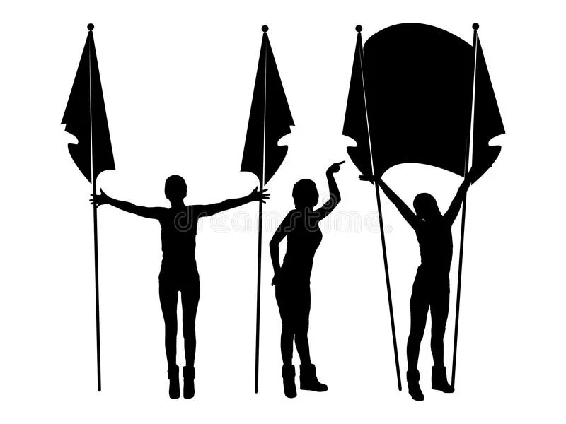 Черный флаг человек. Человек с флагом. Силуэт человека с флагом. Демонстранты машут флагами. Толпа с флагами силуэт.