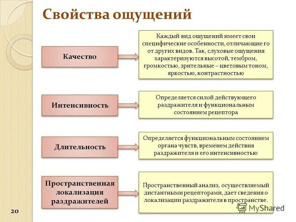 Ощущение свойственный. Свойства процесса ощущения в психологии. Ощущение это кратко. Характеристика ощущения и восприятия. Свойства ощущений и восприятия.