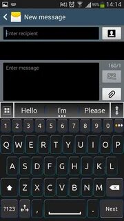 Enter message
