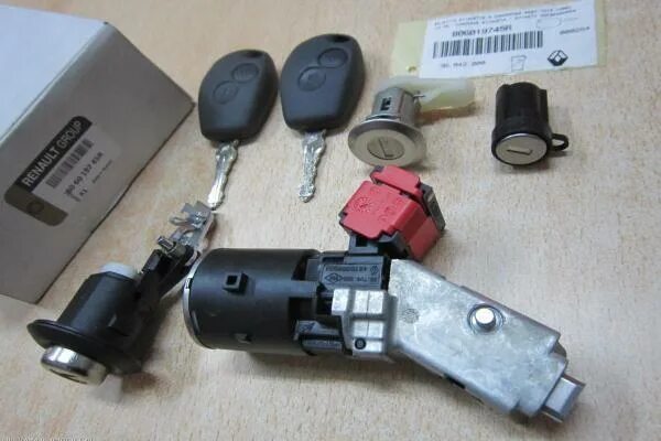 Как заменить личинку замка зажигания рено логан Купить 806013230R RENAULT 806013230R RENAULT КОМПЛЕКТ замков и ключей ЛОГАН (БЕЗ