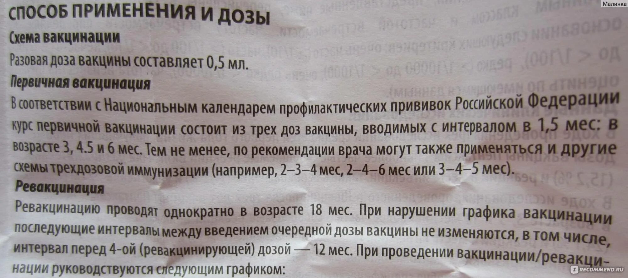 Супрастин перед прививкой