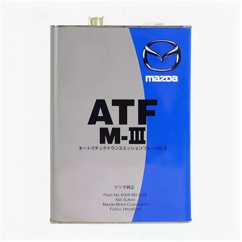 Mazda ATF M-III 4л. Трансмиссионное масло для Мазда ATF m3. Масло трансмиссионное Mazda ATF M-3, для АКПП, 4 Л. ATF m3 Mazda артикул 4л.