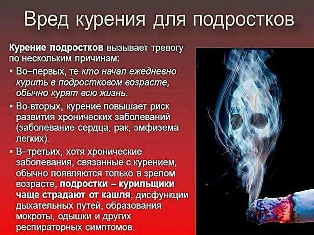 Сигарета вредно для человека. Вред курения для подростков. Сообщение о вреде курения. Информация о вреде табакокурения.