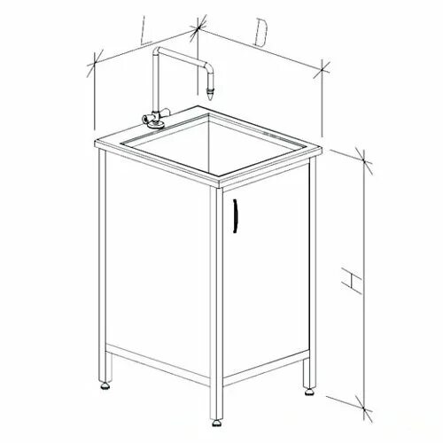 Размеры стола мойки. Тумба с мойкой 600х600 ТД школьник. Габариты мойки для кухонной тумбы 1200. ЛК-600 мойка. Тумба под мойку 700*600.