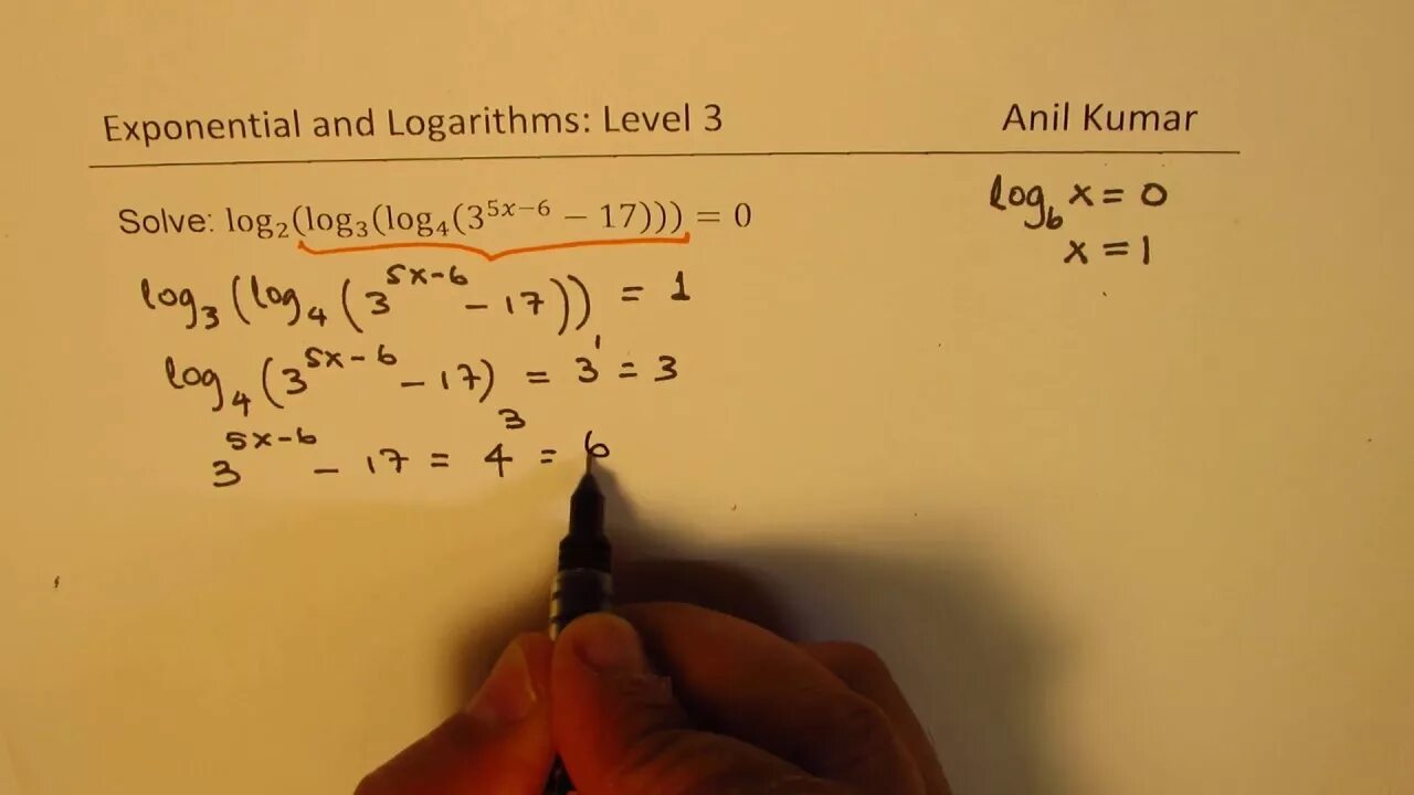 Log12(log4(log3(x+1)=0. Log3 log4 log2/3 x-3 0. Log3 x-2 + log3 x-4 = 0. Log3 4+log3(x-3)=3.