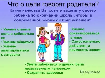 С какой целью говорим
