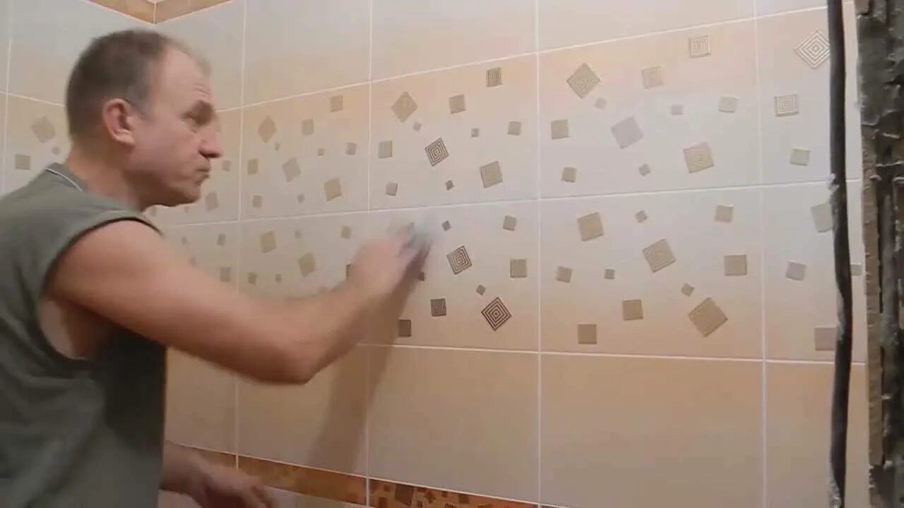 Как научиться ванну плиткой