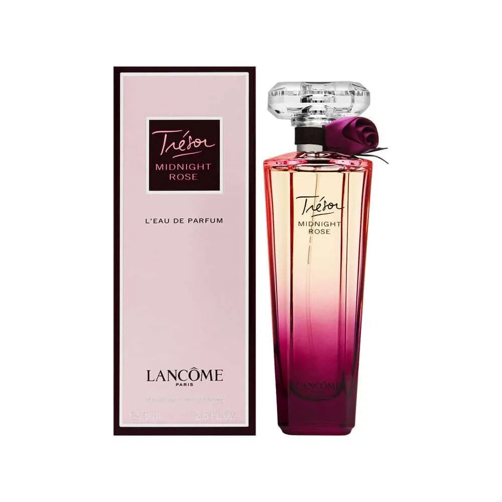 Евро Lancome Tresor Midnight Rose, EDP., 75 ml. Lancôme Tresor Midnight Rose. Eau de Parfum Midnight Rose. Lancome Tresor Midnight Rose парфюмерная вода 75 мл. Трезор миднайт роуз