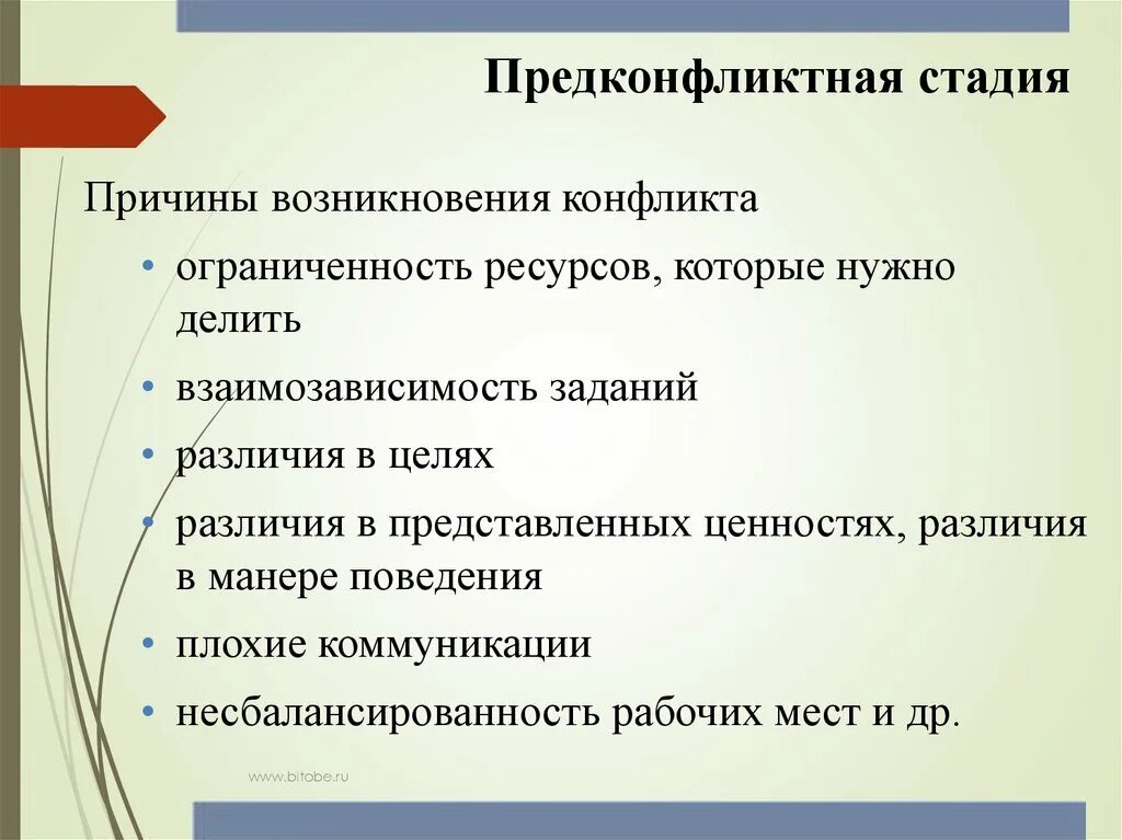 Конфликт различие в целях. Предконфликтная. Предконфликтная стадия. Стадии решения конфликта. Фазы предконфликтной стадии.