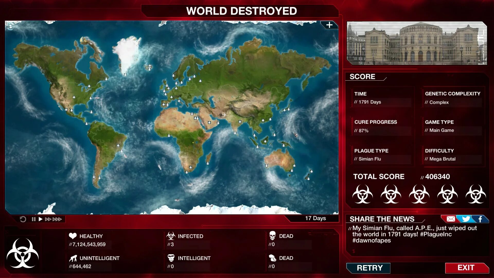 Plague inc взлоmанную версию на андроид. Plague inc: evolved. plague inc меню. карта европы в plague inc.