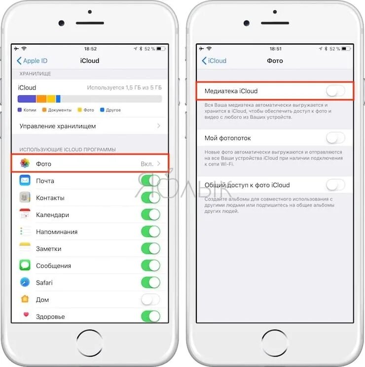 Отключить функцию icloud. Как отключить хранилище на айфоне. медиатека айклауд. медиатека icloud выключить. apple медиатека icloud.