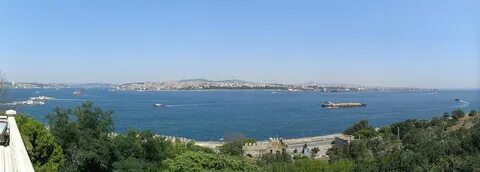 Вид мраморного моря
