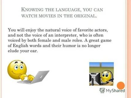Foreign languages in our