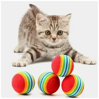 Игрушки для кошек мячики