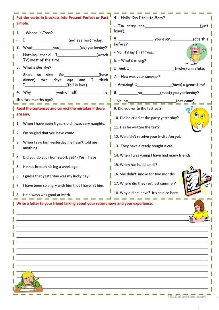 Present perfect simple pdf. Present perfect vs past simple exercise. present perfect vs past simple elementary exercises. present perfect simple. past simple past perfect упражнения worksheets.
