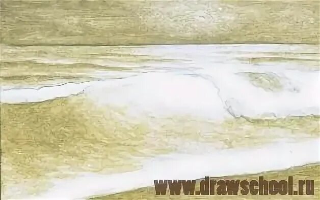 Как нарисовать воду акварелью