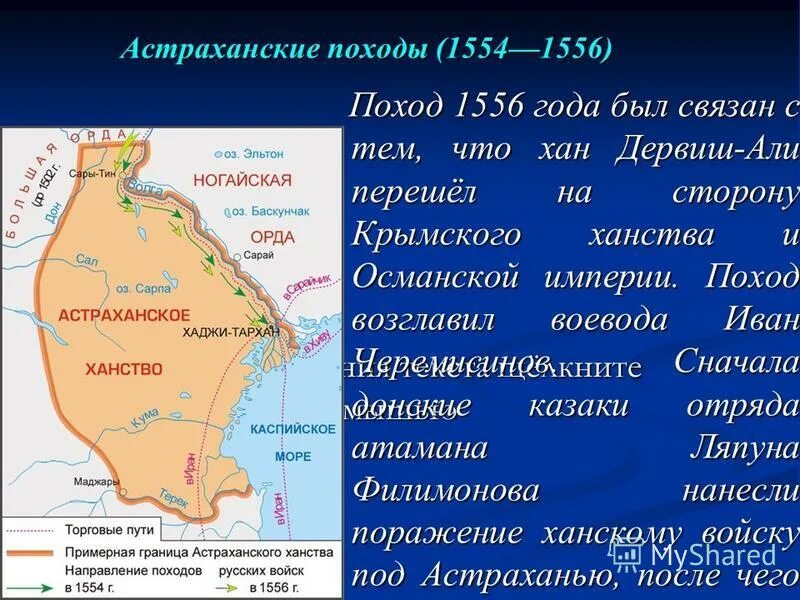 Астраханский поход. Астраханский поход