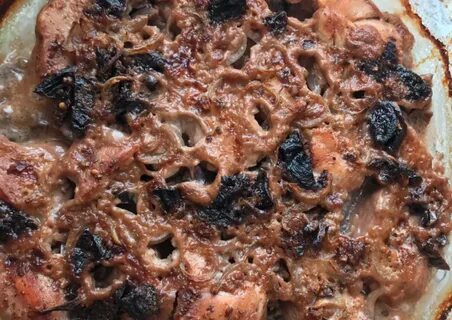 Мясо с грецким орехом