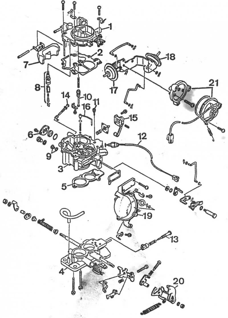 Детали карбюратора. Карбюратор Мазда 626 1985. Карбюратор Мазда 323 1900. Карбюратор Мазда ф8. Ремкомплект карбюратора Мазда 626 1.8.