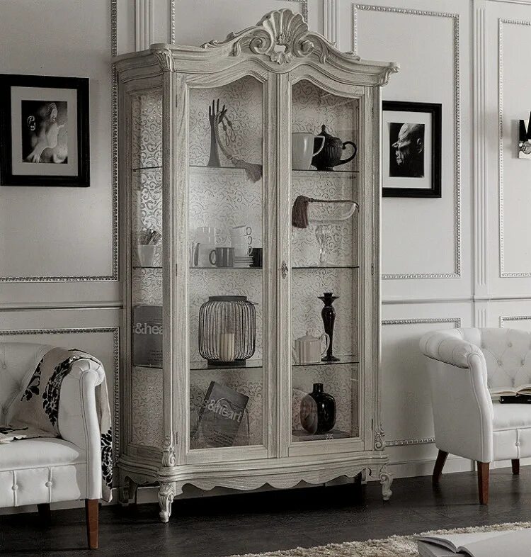 Rambay Classic Furniture витрина. Mirandola. Гостиная Лорена Империал.