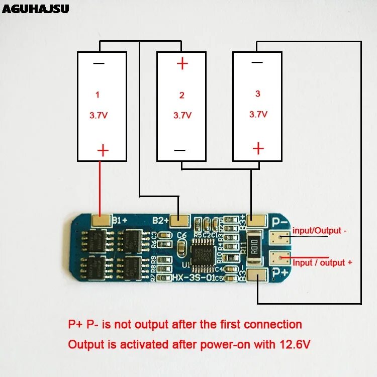 Схема зарядное платы шуруповерта 3 bms 12v Модуль схемы защиты, квадратный PCM для литий-полимерных аккумуляторов 3S 10,8 В