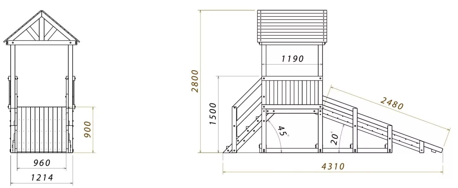 Чертеж деревянной горки. Чертеж детской горки. Детская горка чертеж.