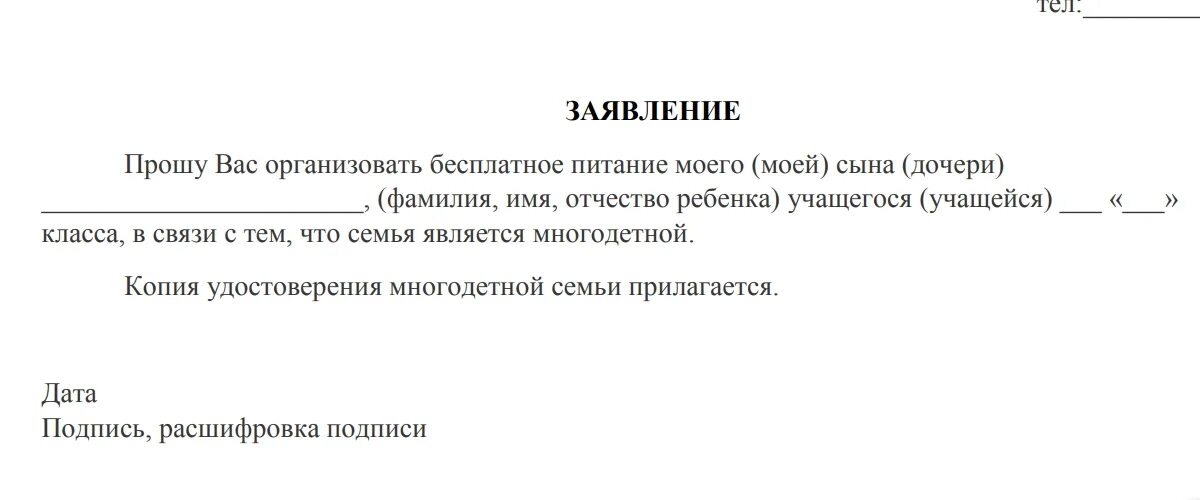 Заявление на бесплатное питание. Заявление на бесплатное питание в школе образец. Заявление о предоставлении питания школьнику. Заявление на бесплатное питание в школе