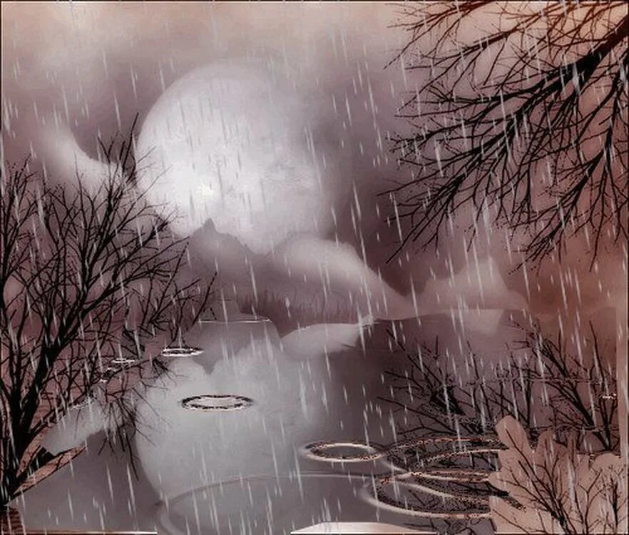 Дождь анимация. Природа плачет. Весенний дождь анимация. Гиф дождь зимой.