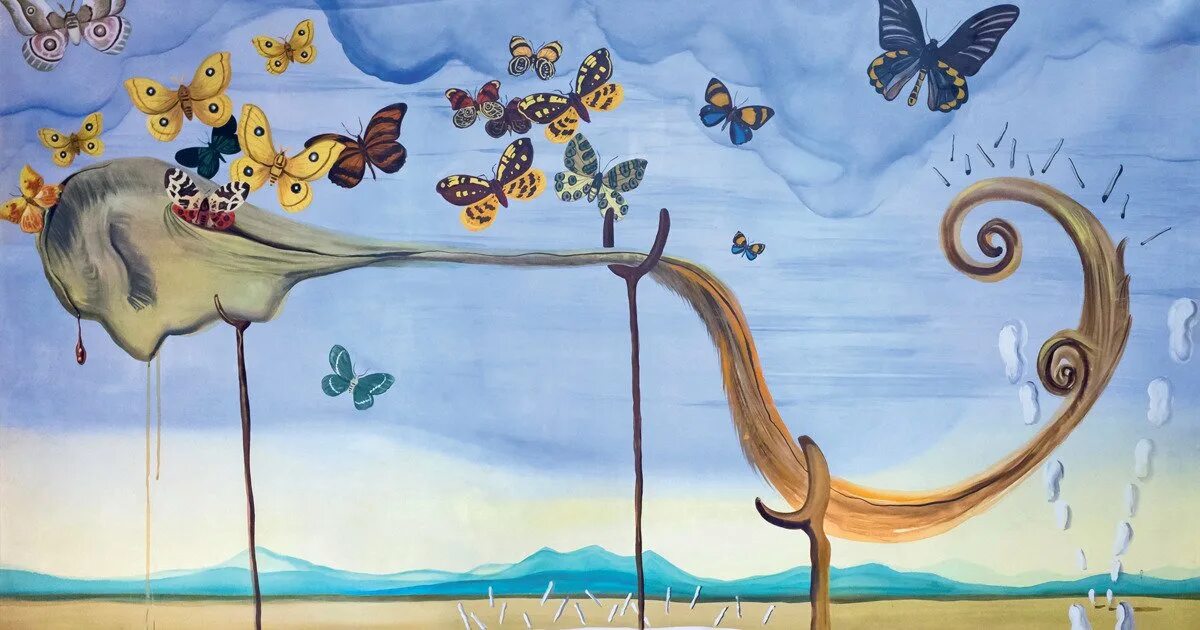 Сальвадор дали (salvador dali) (1904-1989). Сальвадор да ли искушение святого антоиниа. Сальвадор дали детство картина. Salvador dali картины. Сальвадор дали бабочки.