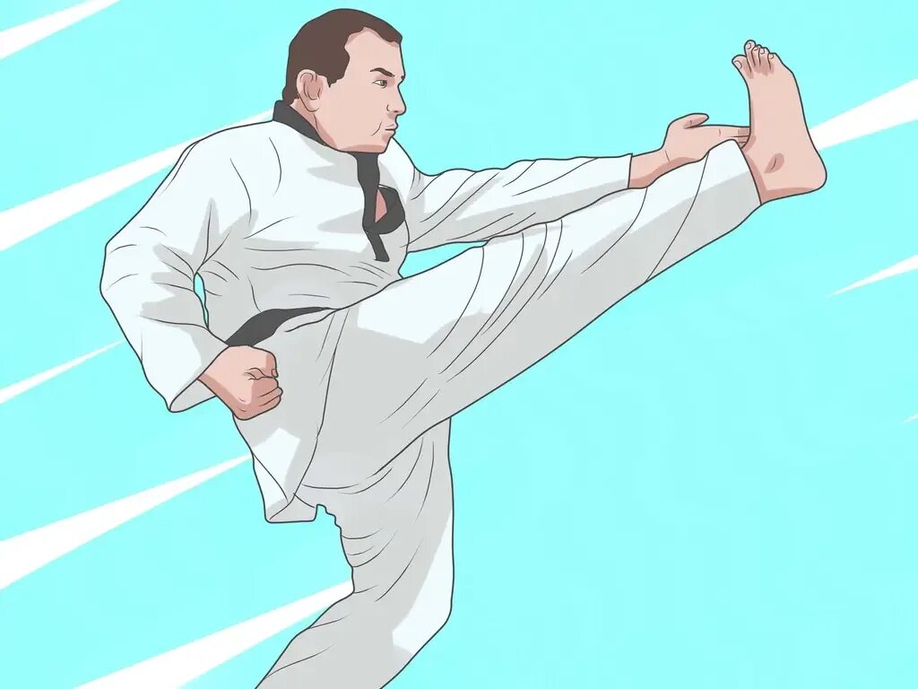 Buchikome high kick. Высокий удар ногой. Хау КИК. Таэквондо картинки рисунки. Как нарисовать тхэквондо.