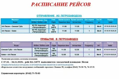 Петрозаводск кижи расписание метеоров