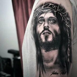 Татуировки с изображением Иисуса Христа