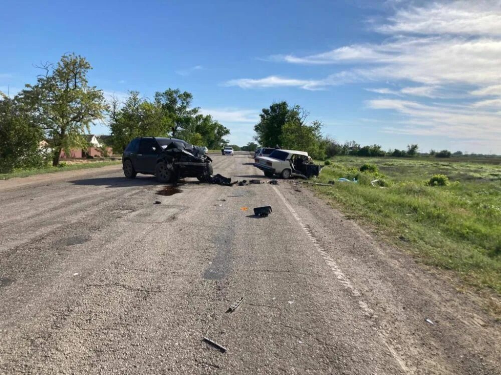 Авария в Джанкойском районе 21.05.2022. ДТП на Джанкойской трассе. Придорожное крым