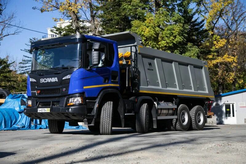 Scania p8x400. Самосвал Scania p440 8x4. Самосвал Скания p440 8*4. Самосвал Scania p 440 b8x4hz. Скания р440 ХТ самосвал 8х4.