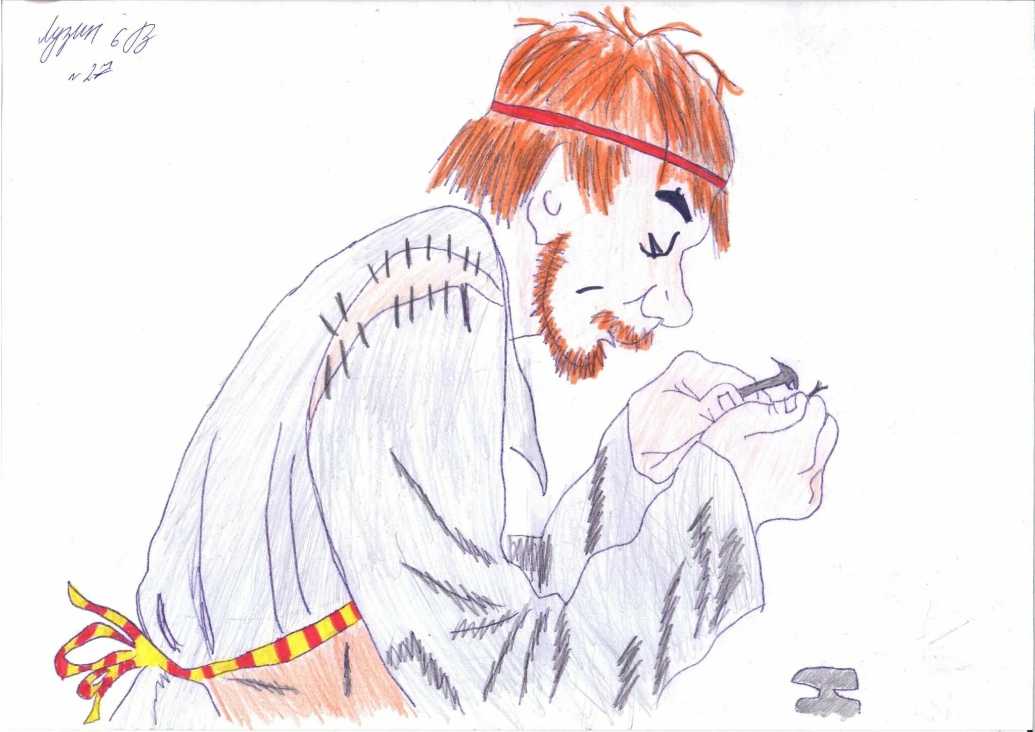 Лесков левша персонажи. Лесков левша подкованная блоха. Иллюстрация к сказке левша. Иван иванов вано левша. Добужинский иллюстрации к левше.