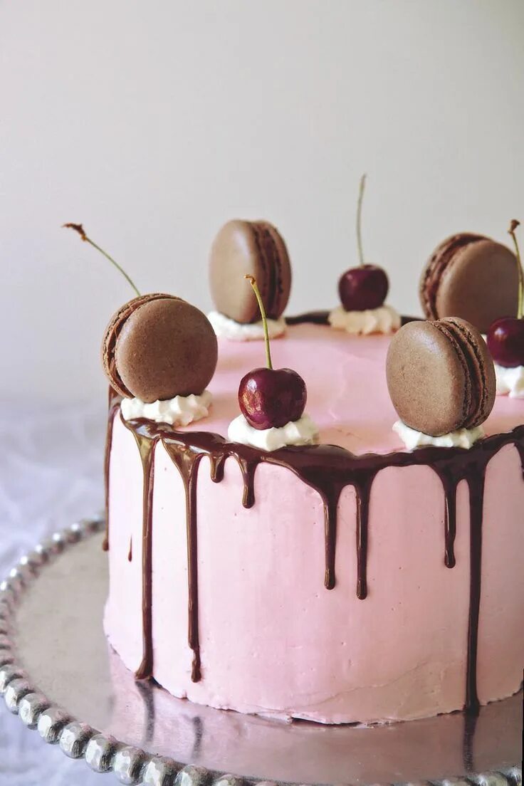 diy simple cake Torta decorada con frutas, Pasteles deliciosos, Tortas