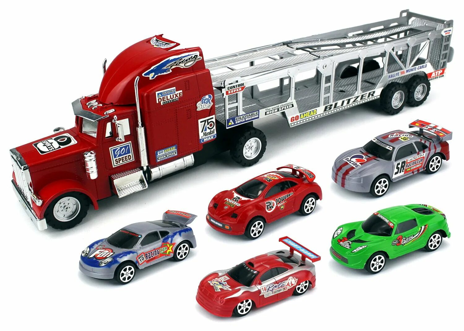 Truck toy cars. Автовоз игрушка с машинками. Игрушка грузовик автовоз. Автовоз Truck игрушка. Автовоз с 5 машинками.