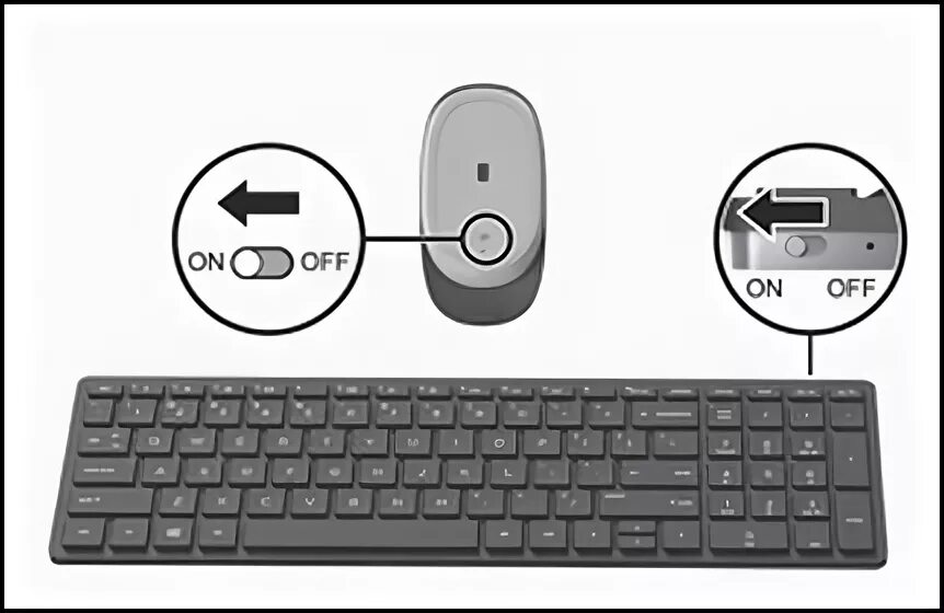 Клавиатура беспроводная мышь беспроводная как подключить