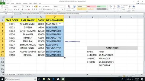 Excel if
