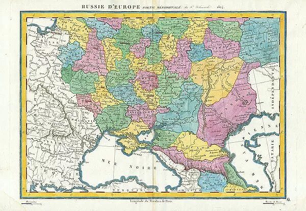 Карта России 1824 года. Республики европейской части. Карта Руси 1824 года. Карта России и Украины до 1824 года.