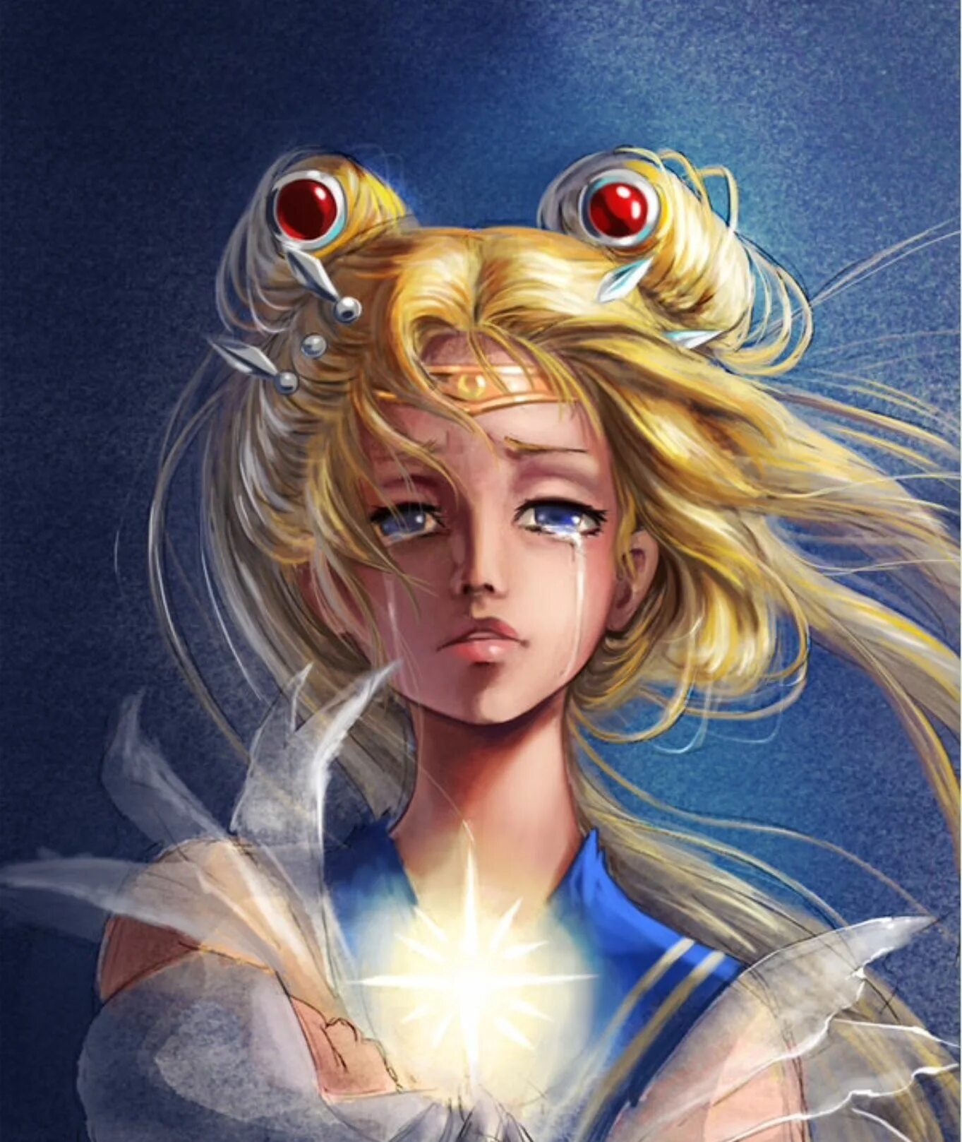 Sailor Moon. Сэйлормун арт. Sailor Moon диадема. Арт мун