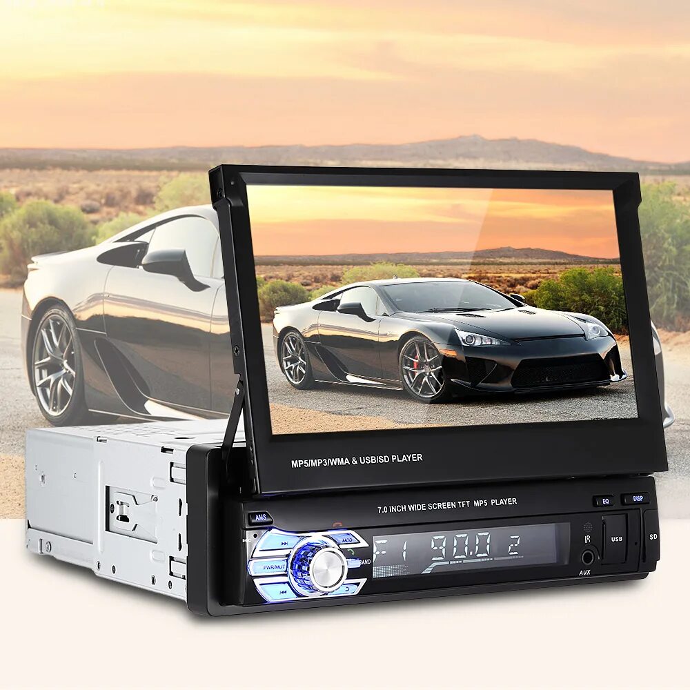 Автомобиль плеер. Магнитола Pioneer 1 din. Автомобильный DVD Player 1din. 1 Din магнитола с выдвижным экраном Pioneer. Автомагнитола Hyundai 1din с экраном.