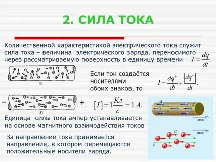 V ток